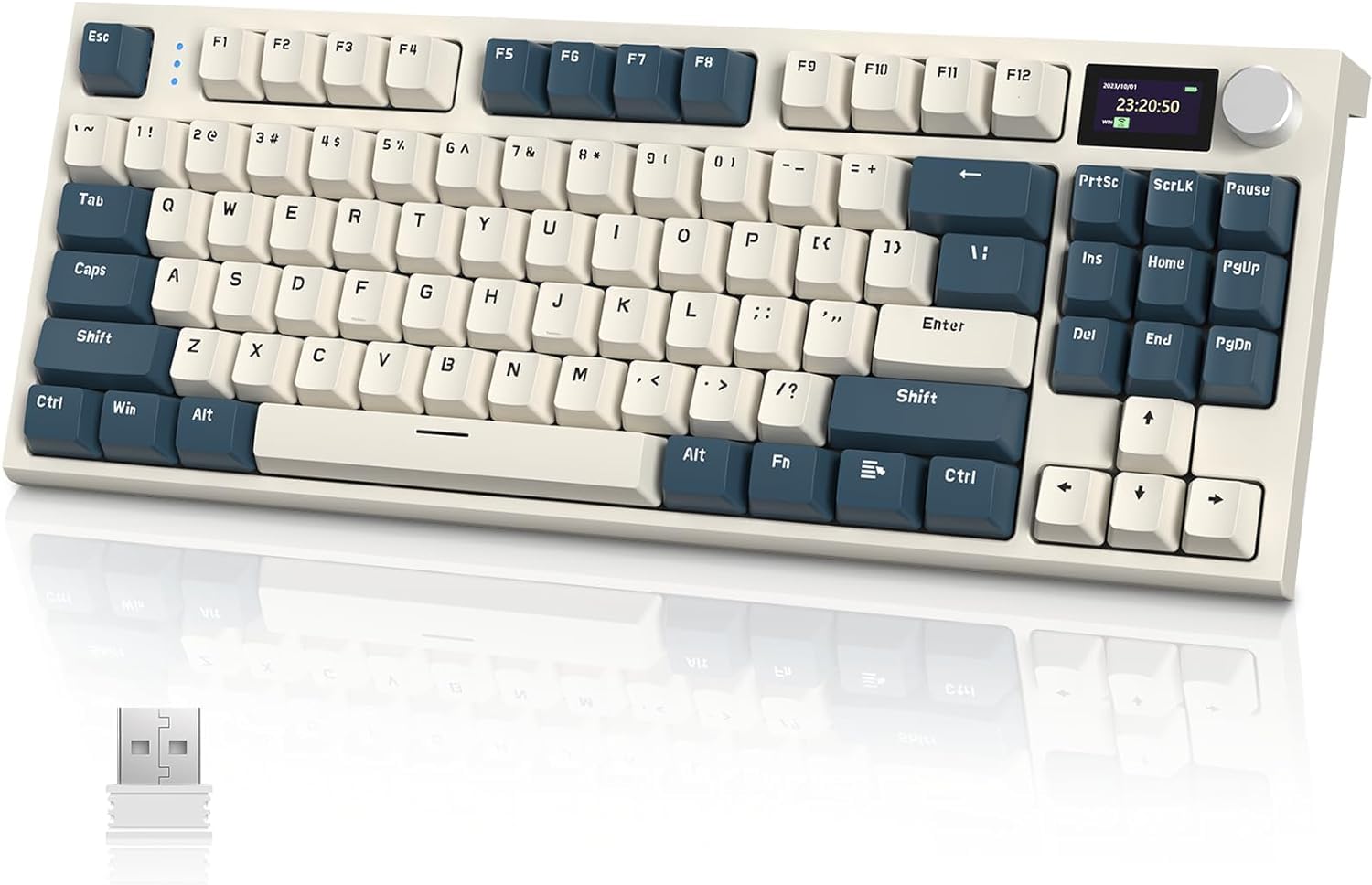 

ATTACK SHARK x AJAZZ K86 Gaming Mechanical Keyboard Wireless Technical Compliance Certified Wireless 3 Connection Modes 2.4G bluetooth5.1 USB-C TFT