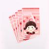 10Pcs Drawstring Gift Bags for Baby Shower Party Plastic Boy Girl Pattern Cookie Snack Candy Packaging Bags With Ribbon