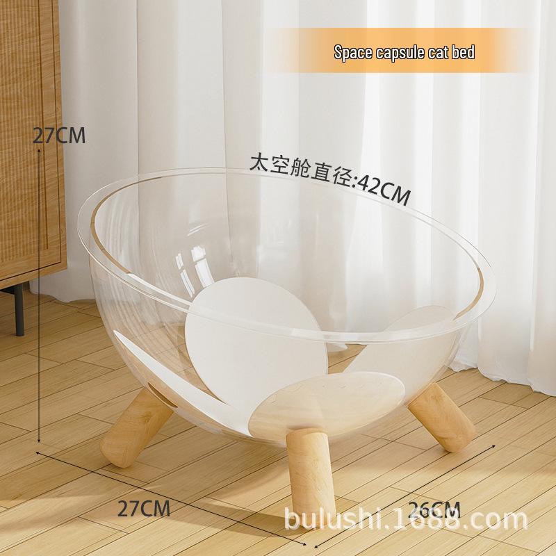 

Universal Cat Bed: Large Space Capsule, All-Season, Space-Saving, Suspended Design Individual Cardboard Packaging