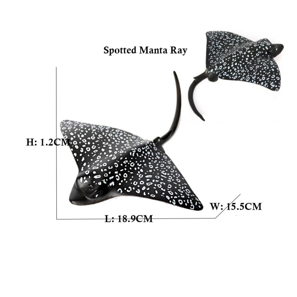 Stingray Manta Ray Figures Fish Toy Ocean Marine Animal Figurines Anime Action Figure Plastic Animals for Children Toys Games