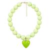 Bohemian Geometric Beaded Necklace with Detachable Heart Pendant for Women