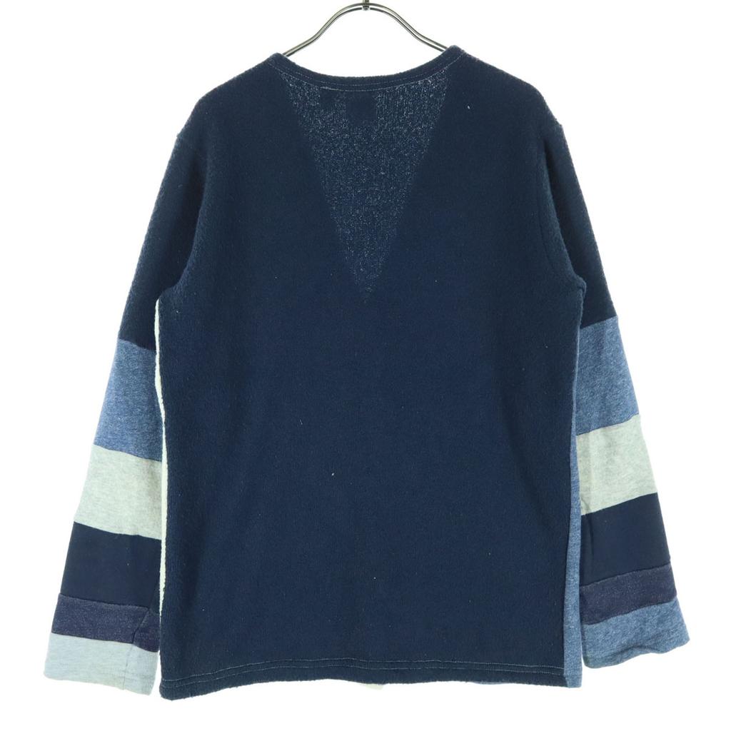 US RAGS Made In USA Long Sleeve Knit Cardigan M Blue Men's Used