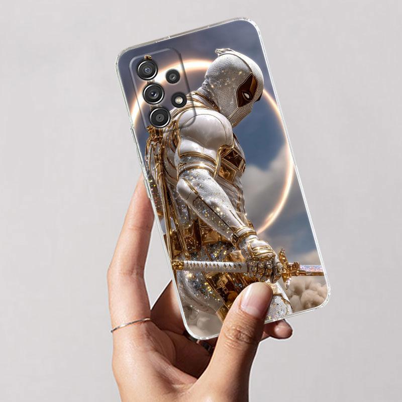 Spider Iron Man Black Panter Marvel Clear Case For Samsung Galaxy A57 A37 A56 A36 A55 A54 A35 A26 A07 A17 A16 A06 A36 A15 Cover