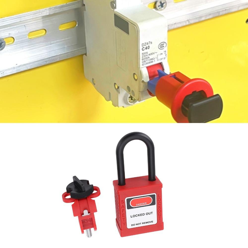 Insulated Circuit Breaker Lockout Device Anti Loss Electrical Lockout Tagout Kit  Valve Equipment