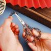 Vintage Style Stainless Steel Sewing Scissors Small Embroidery Scissors Precision Fabric and Wire Cutters for Craft Making PH352
