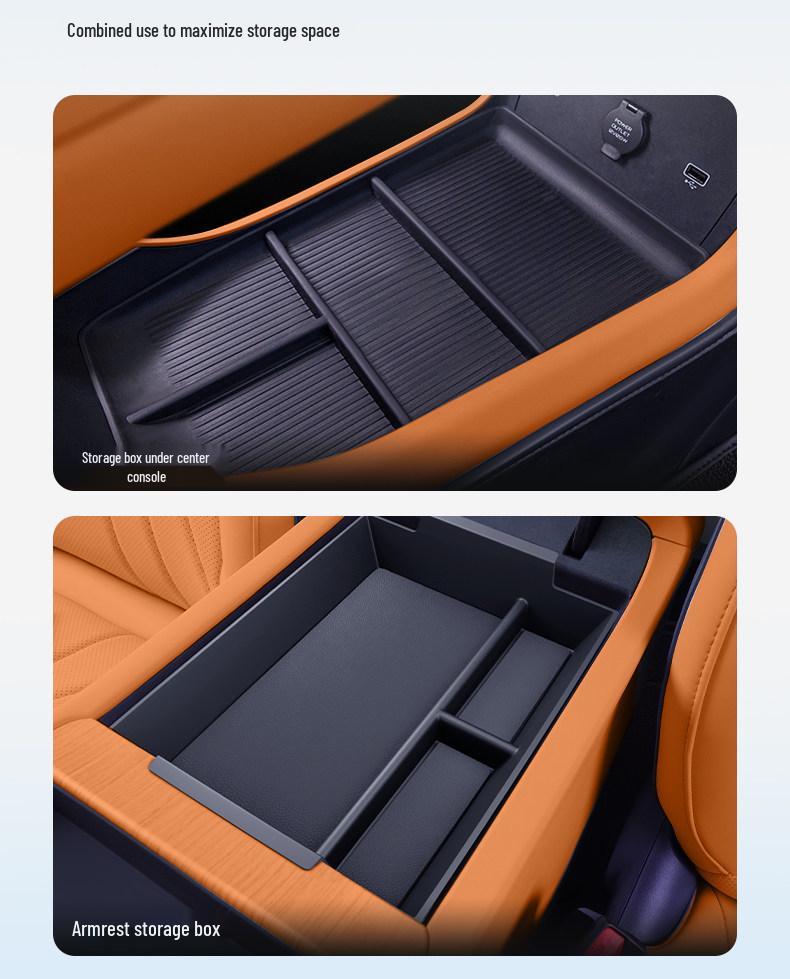 Compatible with Geely Galaxy V900: Car Console Storage Box Decorative Accessories & Armrest Storage.
