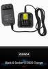 מטען תואם Black & Decker לסוללות כלי עבודה ליתיום 12-18V (דגם LCS1620)