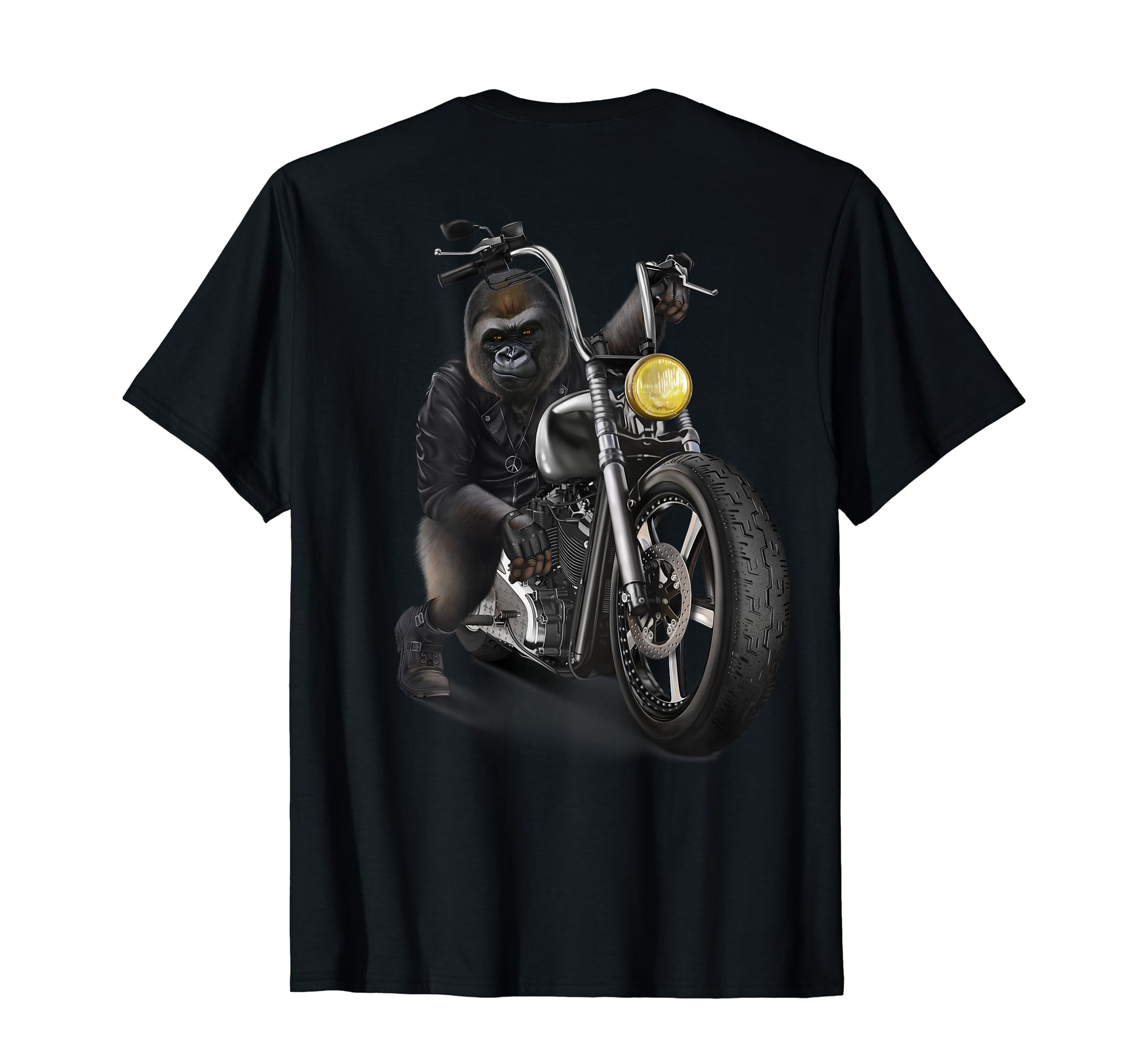 

Футболка с изображением байкера Gorilla Bike чёрный