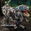 STEM Creative Jurassic Mechanical Dinosaur Building Blocks Brick Tyrannosaurus Rex Animal with Light Model Assembly Toy Kid Gift