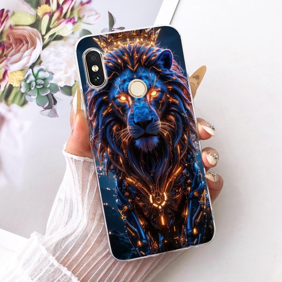 For Xiaomi Redmi Note 6 Pro Case Luxury Butterfly Tree Painted Cover Soft Silicone Case For Xiaomi Mi A2 Lite Redmi 6 Pro Fundas