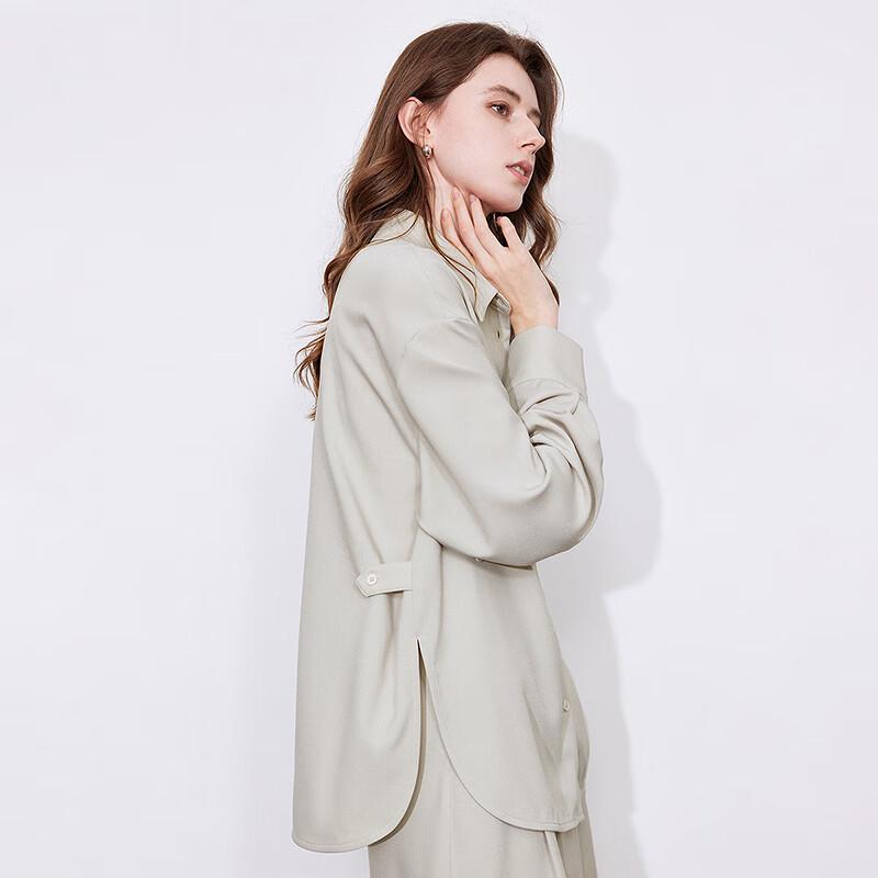 Chuyu 2025 Light Workwear Waist-Cinched Shirt & Skirt Set