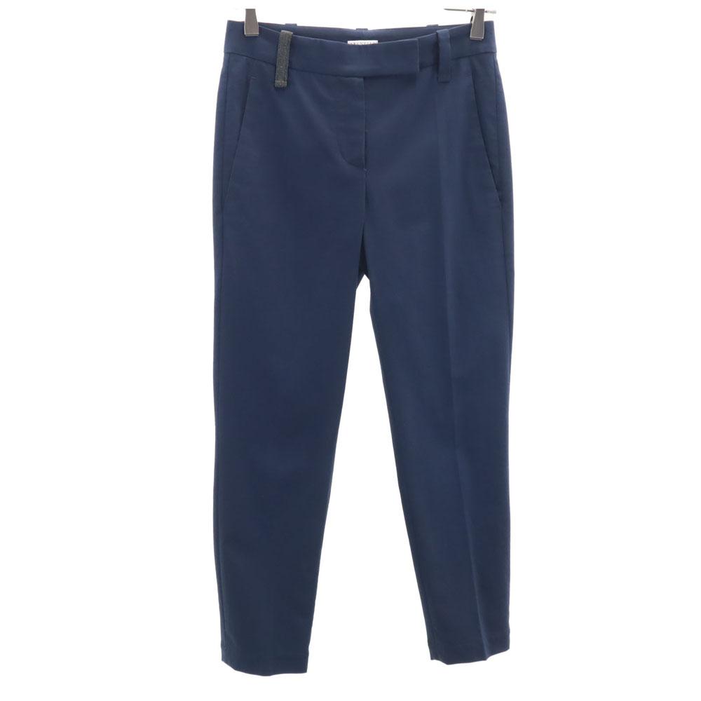 Brunello Cucinelli Slacks pants 36 Navy Women Used