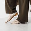 HIMIKO/Himiko/Gathered Flat Pumps/651101 Gold 225