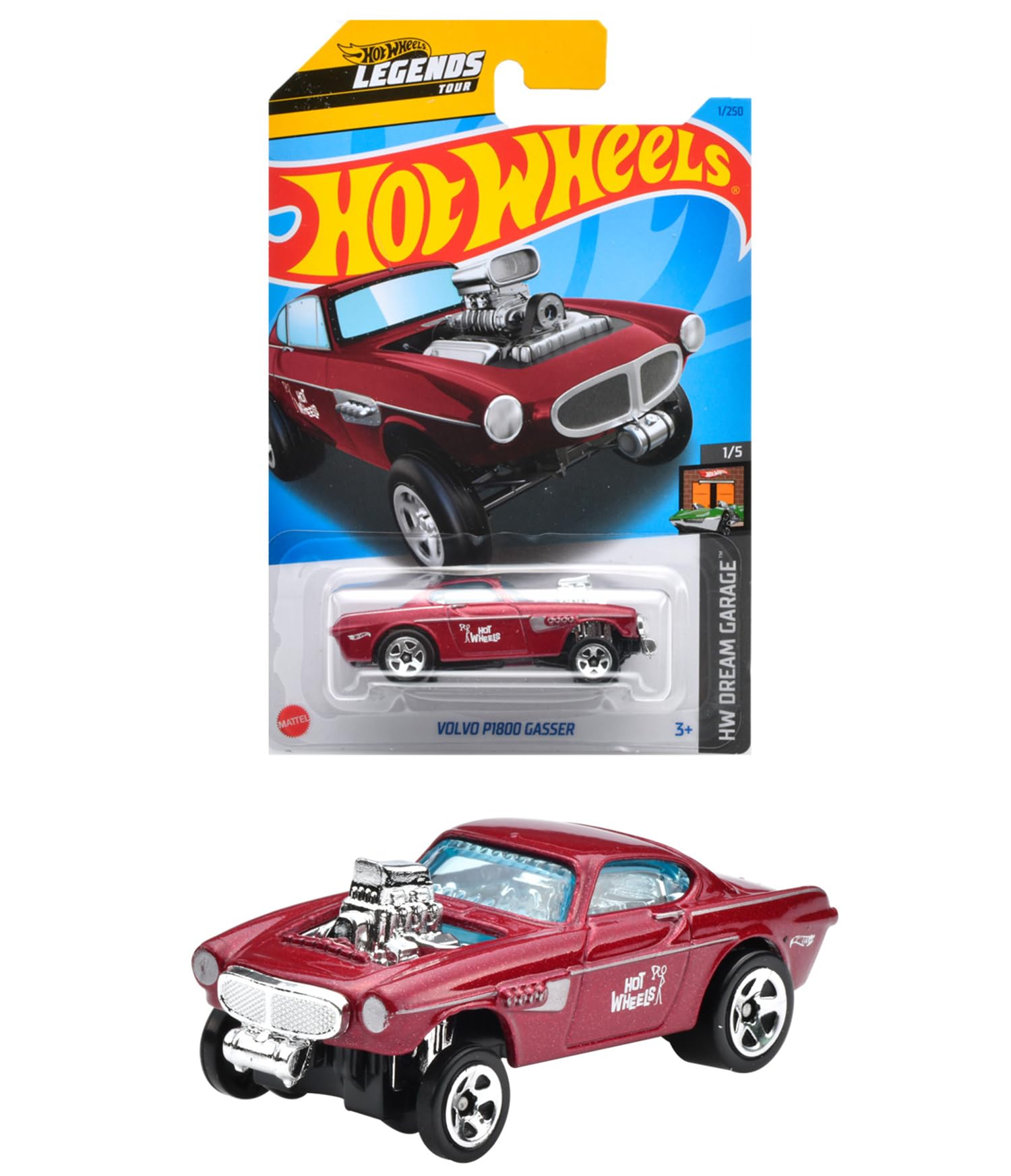 Hot Wheels Basic Car Volvo P1800 Gasser