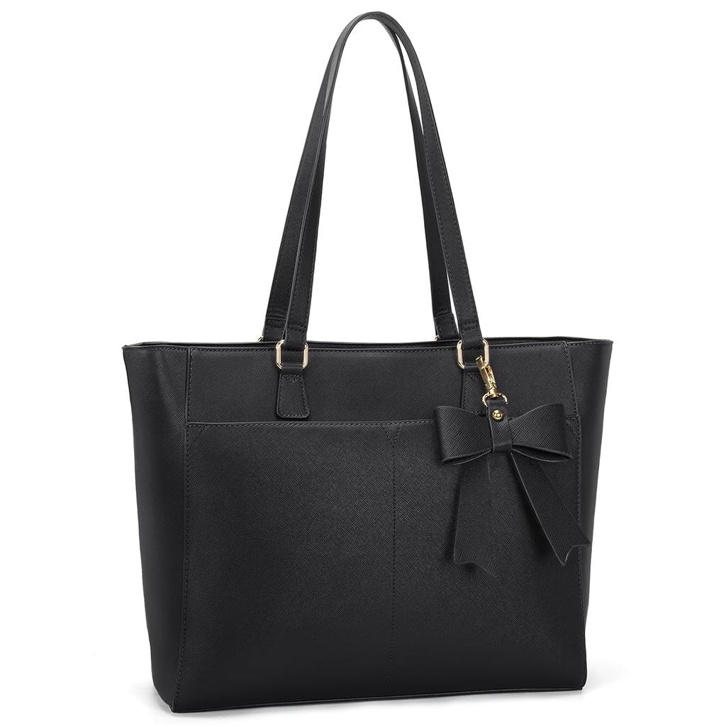 Business bag women large capacity water-repellent tote compatible 15.6-inch PC self-standing job hunting office interview work commuting.