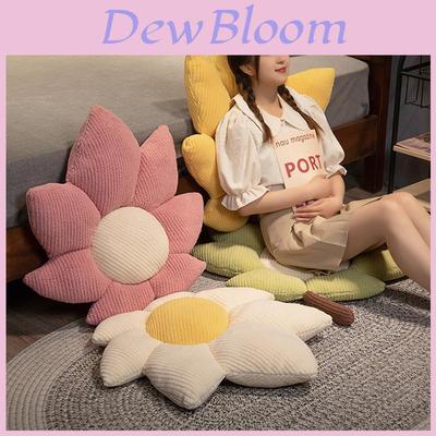 Modern Minimalist Floral Throw Pillow With Plush Cover For Sofa Bed Decor