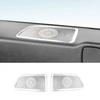 Rear Window Door Silver Titanium For Benz GLS ~ Speaker Cover Trim 2pcs