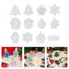 Quick Releases Silicone Holiday Mould Craft Set for Family Fun Christmas Decoration Projects