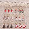 3 Pcs Christmas Party Decor Dreadlocks Bead Santa Claus Hair Braid Tubes Hair Braid Rings  Gift