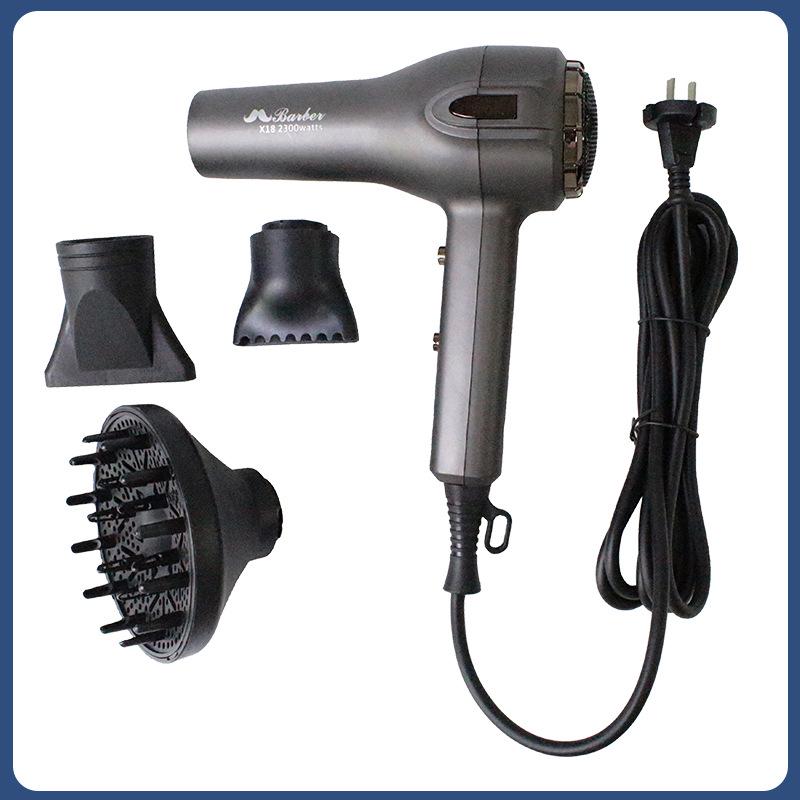 X18 Yüksek Güçlü Profesyonel Saç Kurutma Makinesi - Hızlı Kurutma, Yüksek Hızlı, Mavi Işıklı, Ev ve Kuaför Kullanımı İçin