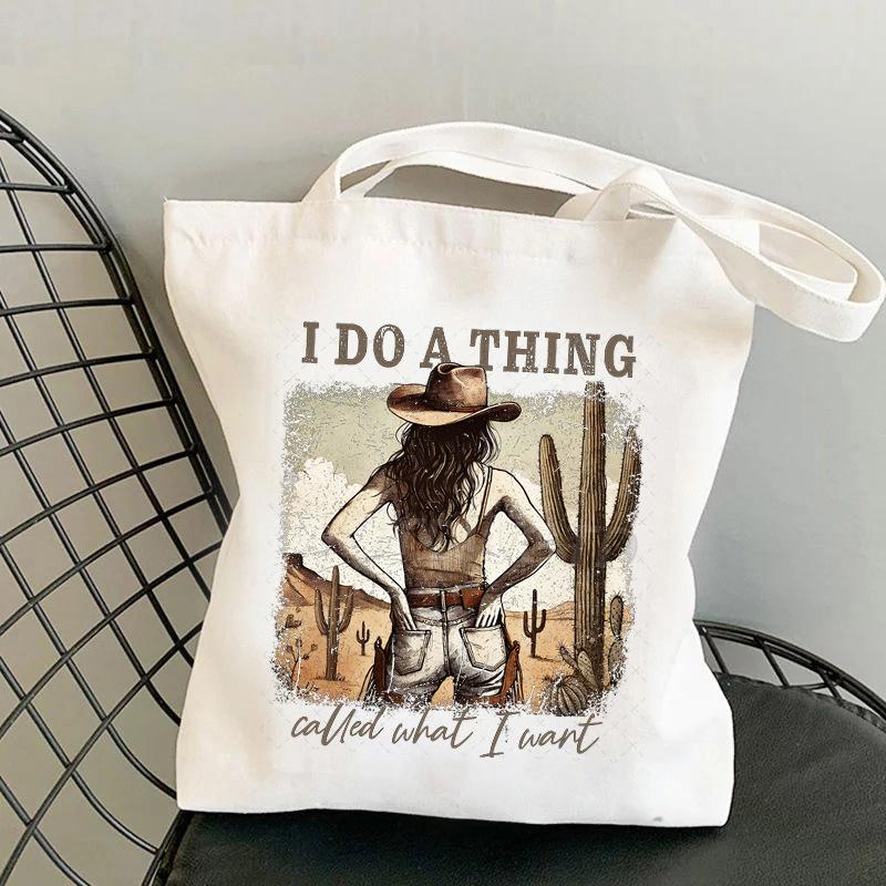 Printed Fashion Shoulder Bag Women'S Canvas Bag Large Capacity Daily Versatile Messenger Bag Going Out Portable Commuting