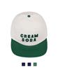CREAM SODA LAB Applique Panel Ball Cap Green
