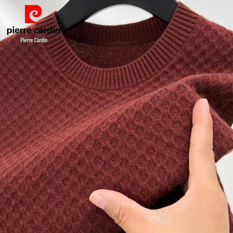 Pierre Cardin Men's 100% Pure Wool Round Neck Sleeveless Vest