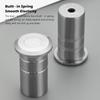 1Pcs Dustproof Door Bolt Cover Sandproof with Accessories Latch Cover Invisible Stainless Steel Door Latch Protection Cover Door