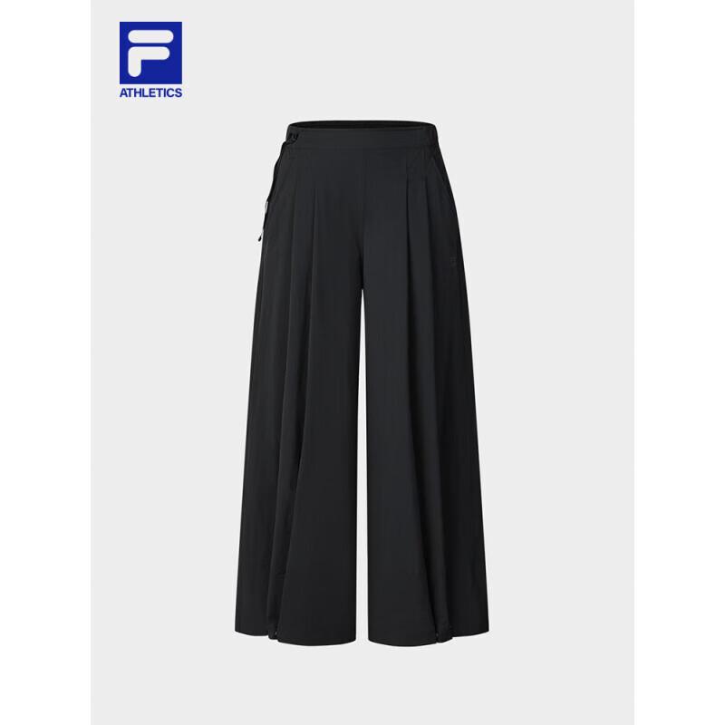 

FILA Women s Loose Wide-Leg Woven Pants L