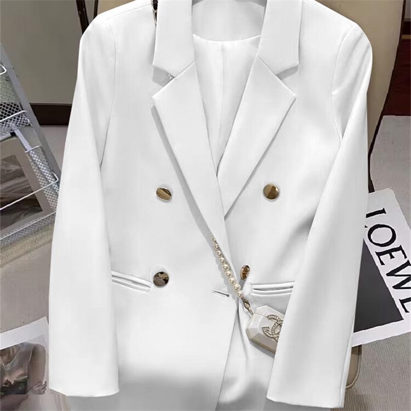 2025 Women's Pink Slim Fit Street Style Blazer - Elegant, Modern Suit Jacket