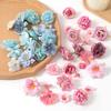 24Pcs Rose Artificial Flower Silk Chrysanthemum Flower Fake Flower Vase Home Room Table Decor DIY Gift Garden Wedding Decoration