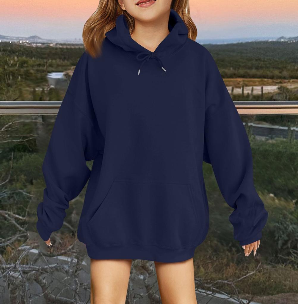 Cute Hoodies For Teen Girls Trendy Preppy Hooded Sweatshirts Oversized Long Sleeve Shirts Clothes For Girls