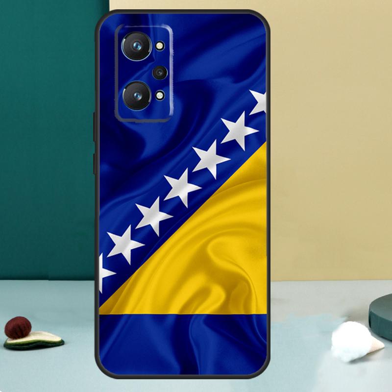 Bosnia and Herzegovina Flag For Realme GT 7 Pro GT 5 6 6T C67 C61 C55 C53 C51 C21Y C25S C75 10 11 12 13 14 Pro Plus Case