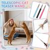 Flexible And Adjustable Length 80cm Long Rod, Stainless Steel, Interactive And Amusing Cats Toy With Tretching Function