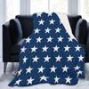 Blanket Simple Five-Pointed Star Pattern Plaids for Sofas Bed Living Room Home Decoration 60x80 Inch