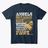 Cairn Terrier Angels Paws Gift T Shirt Made In the USA Size S To 5XL