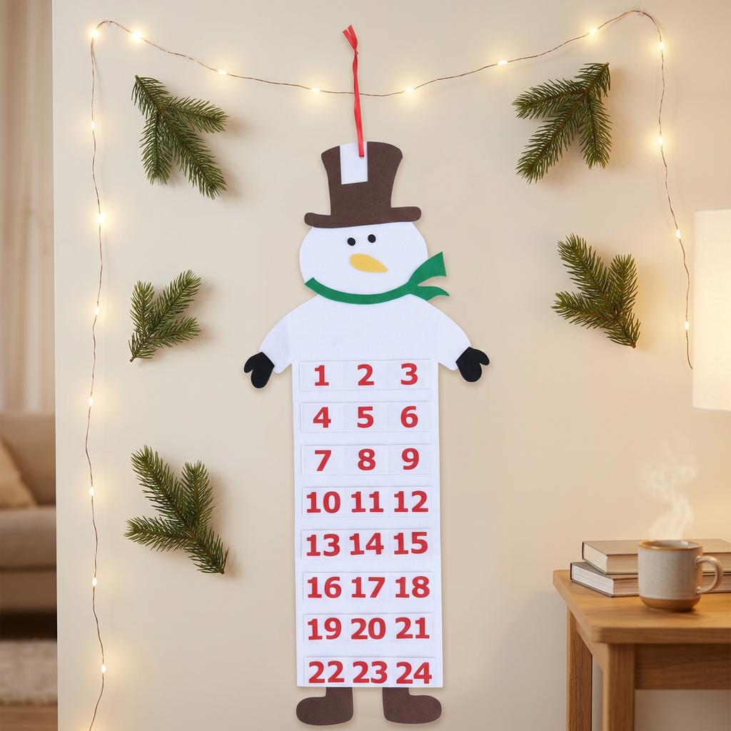 Christmas Advent Calendar with Days – Holiday Countdown Calendar for Christmas