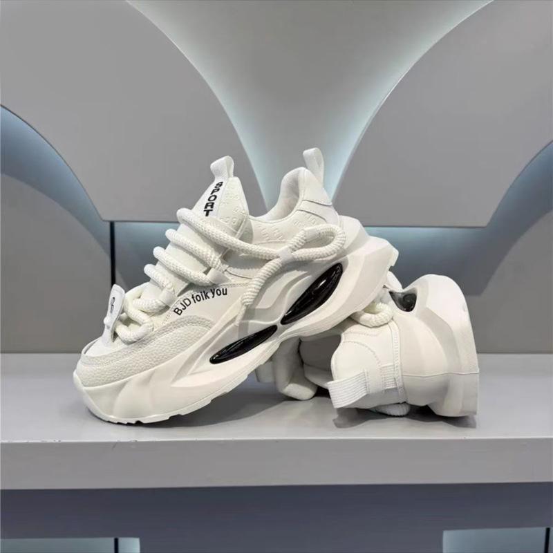 Men's Shoes 2025 Spring New Fashion Lazy One-pedal Casual Shoes Platform Non-slip Sports Shoes Men's Dad Shoes