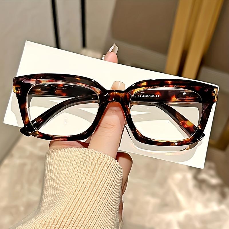 

Ретро квадратные очки для чтения с блокировкой синего света, пружинный шарнир - от +1.0 до +4.0 диоптрий, мультифокальные очки для чтения 2.5 леопардовый