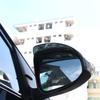 For Toyota Corolla 2014-2019 Black Rear View Mirror Rain Eyebrow Guard Trim 2PCS
