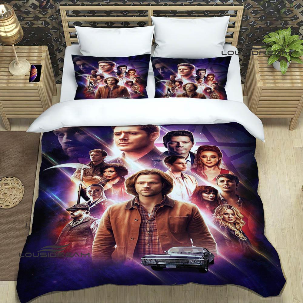 3D Supernatural Join the Hunt Bedding Sets exquisite bed supplies set duvet cover comforter set bedding set luxury birthday gift
