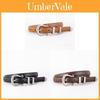 Klassischer Vintage-Ledergürtel für Damen mit Silberschnalle und Jeans-Taillenaccessoire für den Freizeitstil