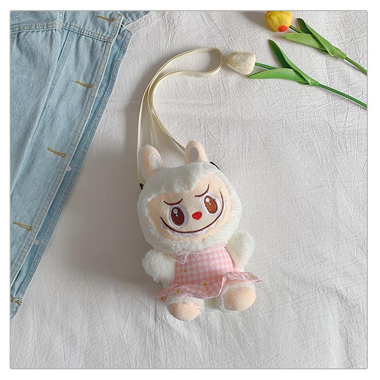 Bubble Rabbit Plush Cartoon Backpack - Cute Crossbody Gift for Girls