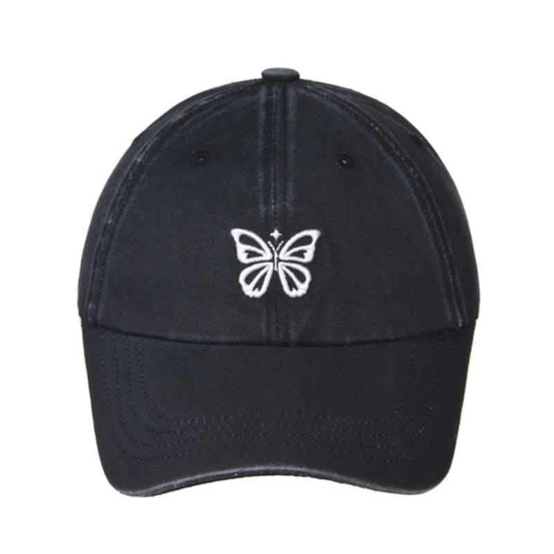 NICK&NICOLE VINTAGE MINI BUTTERFLY BALL cap_RED