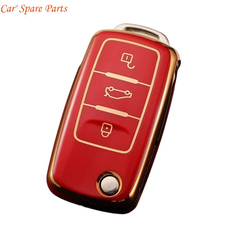 Y4UA Remote Cover Protective Shell Full Case Scratchproof Protector TPU Car Case