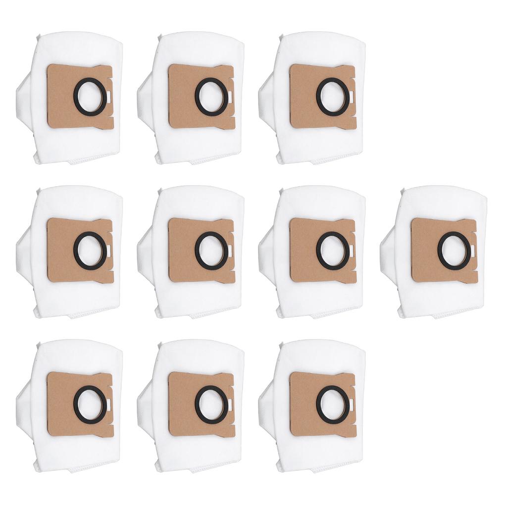 10Pcs Sweeping Robot Dust Bag Non Woven Fabric Robot Vacuum Dust Bag for X10+ X20+ for L10s Ultra