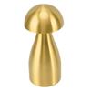 Metal Mushroom Table Lamp Dimmable Mushroom Decor Night Light Cordless Rechargeable Bedside Lamp for Children Nursing