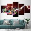 Canvas Painting DJ life music dancing 5 Pieces Wall Art Painting Modular Wallpapers Poster Print for living room Home Decor
