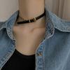 Women Fashion Leather Chain Necklace A Two-Wearing Neck Joint Bracelet