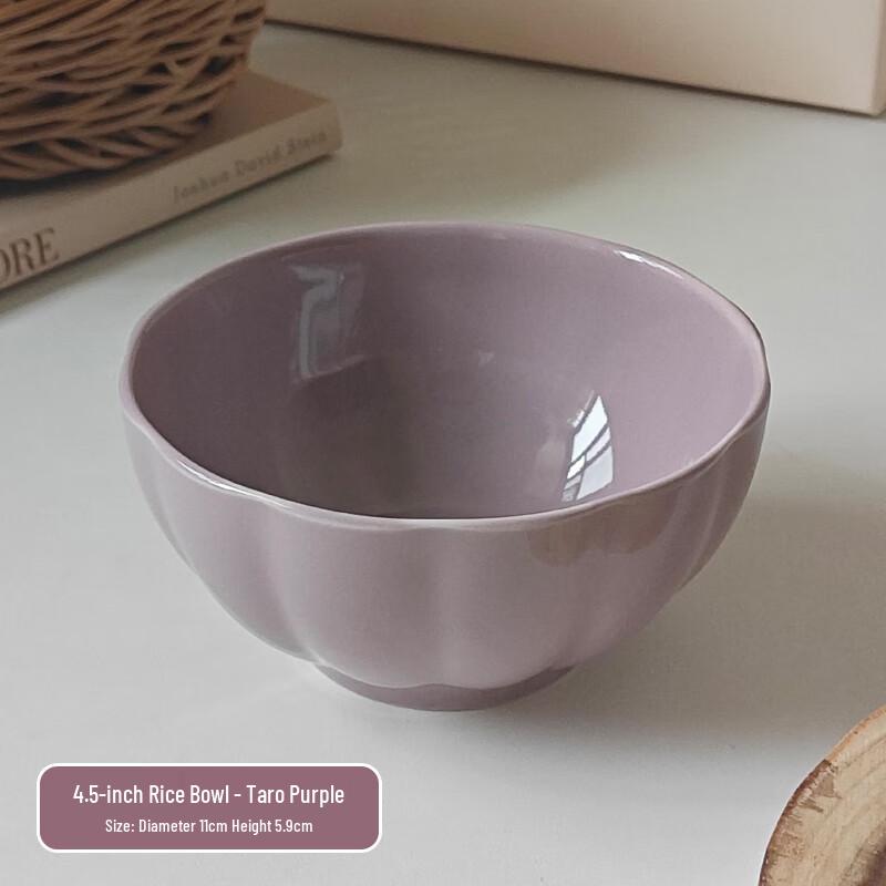 Tao Zhi Underglaze Cream Style Ceramic Bowls